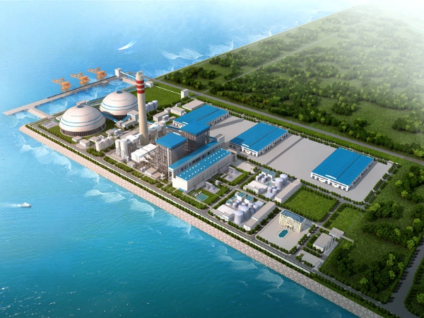 湛江京信東海電廠熱電聯(lián)產燃煤機組圓形煤倉網(wǎng)架工程